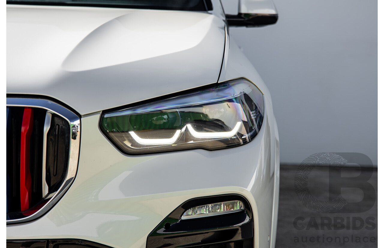 11/2020 BMW X5 xDrive 30d M-Sport Package (AWD) G05 MY21 4d Wagon Mineral White Metallic Turbo Diesel 3.0L