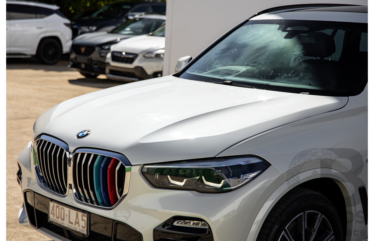 11/2020 BMW X5 xDrive 30d M-Sport Package (AWD) G05 MY21 4d Wagon Mineral White Metallic Turbo Diesel 3.0L