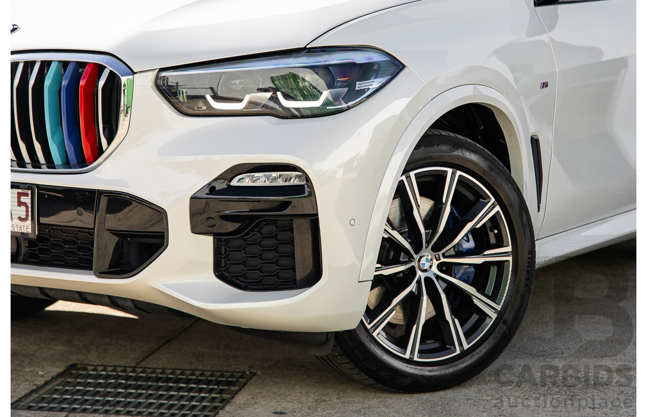 11/2020 BMW X5 xDrive 30d M-Sport Package (AWD) G05 MY21 4d Wagon Mineral White Metallic Turbo Diesel 3.0L