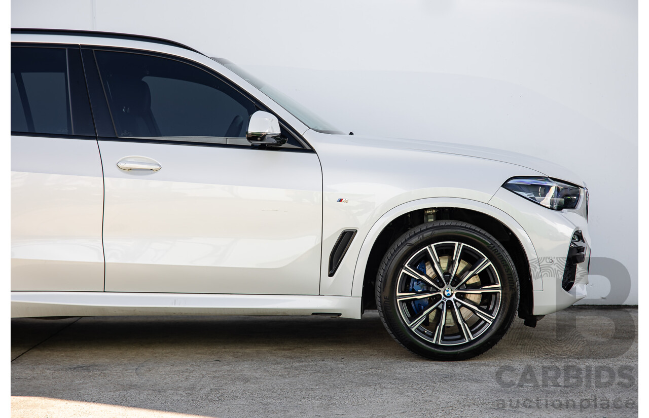 11/2020 BMW X5 xDrive 30d M-Sport Package (AWD) G05 MY21 4d Wagon Mineral White Metallic Turbo Diesel 3.0L