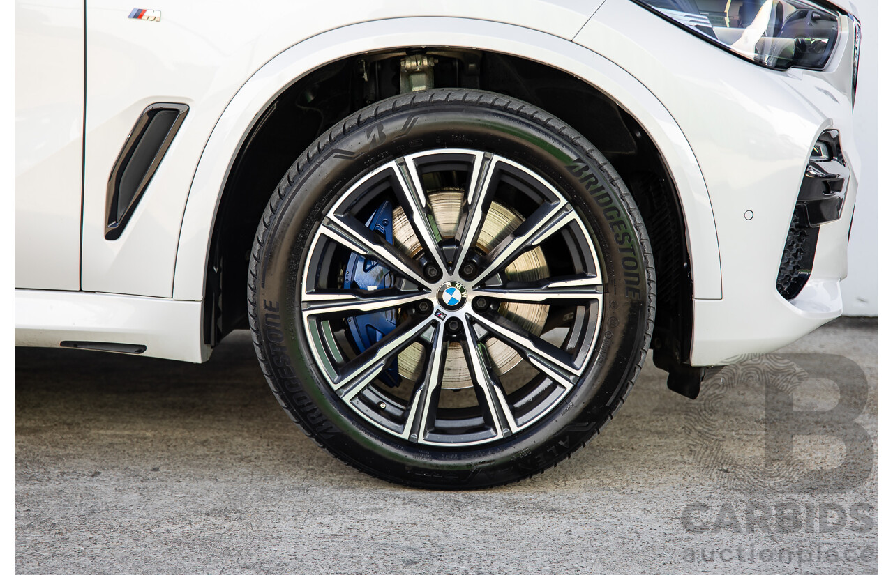 11/2020 BMW X5 xDrive 30d M-Sport Package (AWD) G05 MY21 4d Wagon Mineral White Metallic Turbo Diesel 3.0L