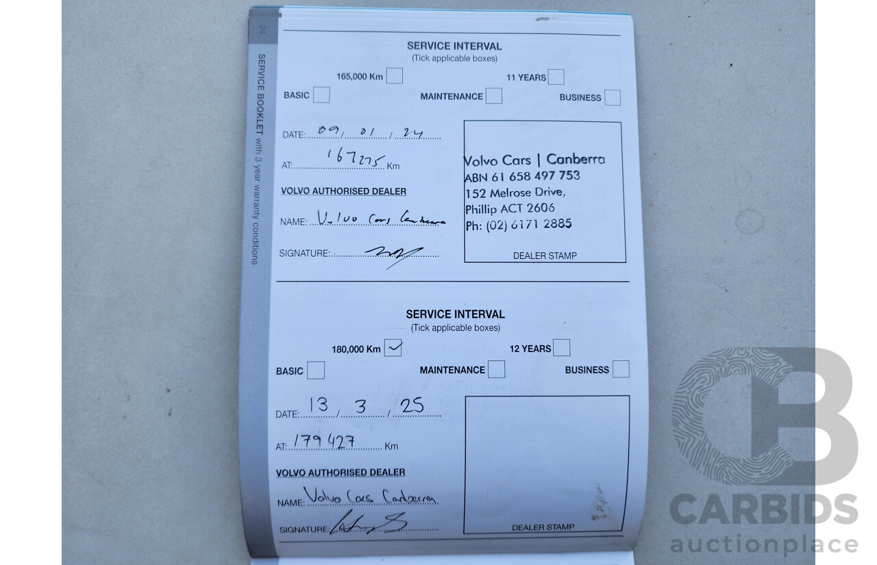 01/2014 Volvo Xc70 D5 Teknik BZ MY13 4d Wagon Silver 2.4L
