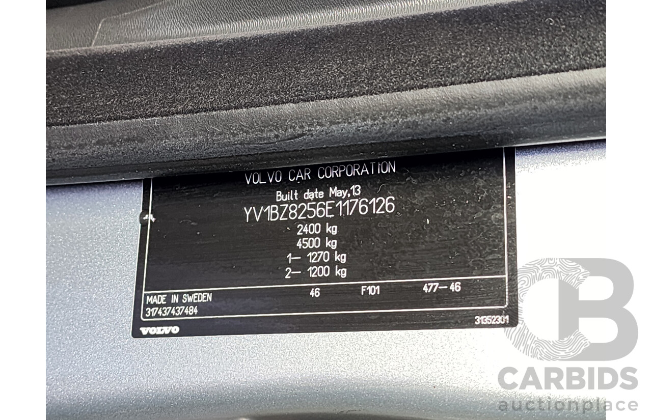 01/2014 Volvo Xc70 D5 Teknik BZ MY13 4d Wagon Silver 2.4L