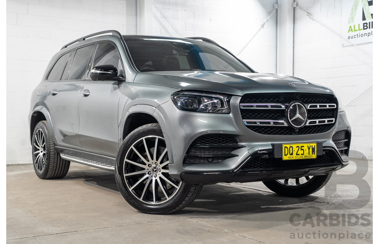 10/2020 Mercedes-Benz GLS 400d 4MATIC AWD X167 MY20.5 4d Wagon Selenite Grey Metallic Turbo Diesel 2.9L