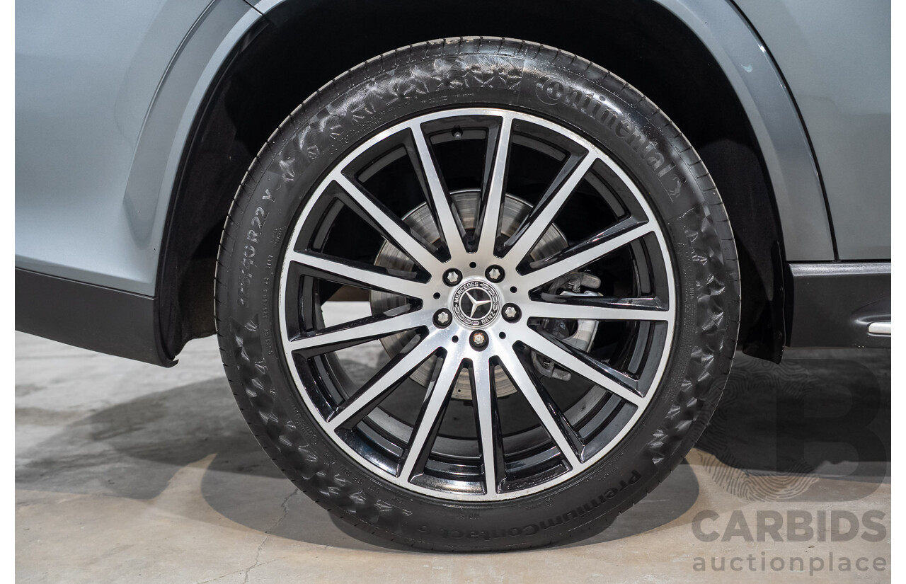 10/2020 Mercedes-Benz GLS 400d 4MATIC AWD X167 MY20.5 4d Wagon Selenite Grey Metallic Turbo Diesel 2.9L