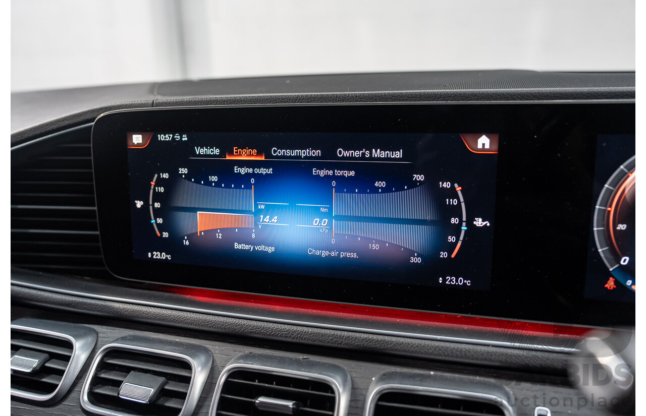 10/2020 Mercedes-Benz GLS 400d 4MATIC AWD X167 MY20.5 4d Wagon Selenite Grey Metallic Turbo Diesel 2.9L