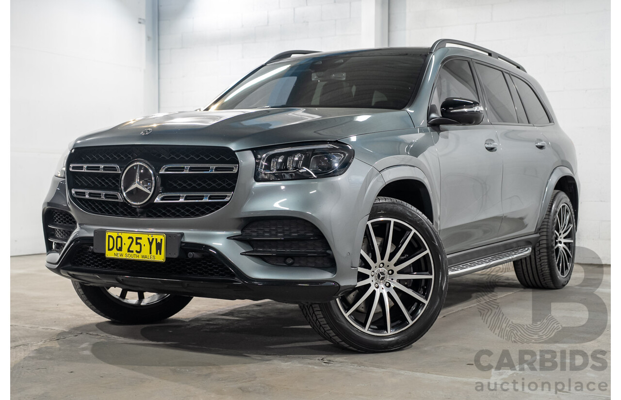 10/2020 Mercedes-Benz GLS 400d 4MATIC AWD X167 MY20.5 4d Wagon Selenite Grey Metallic Turbo Diesel 2.9L