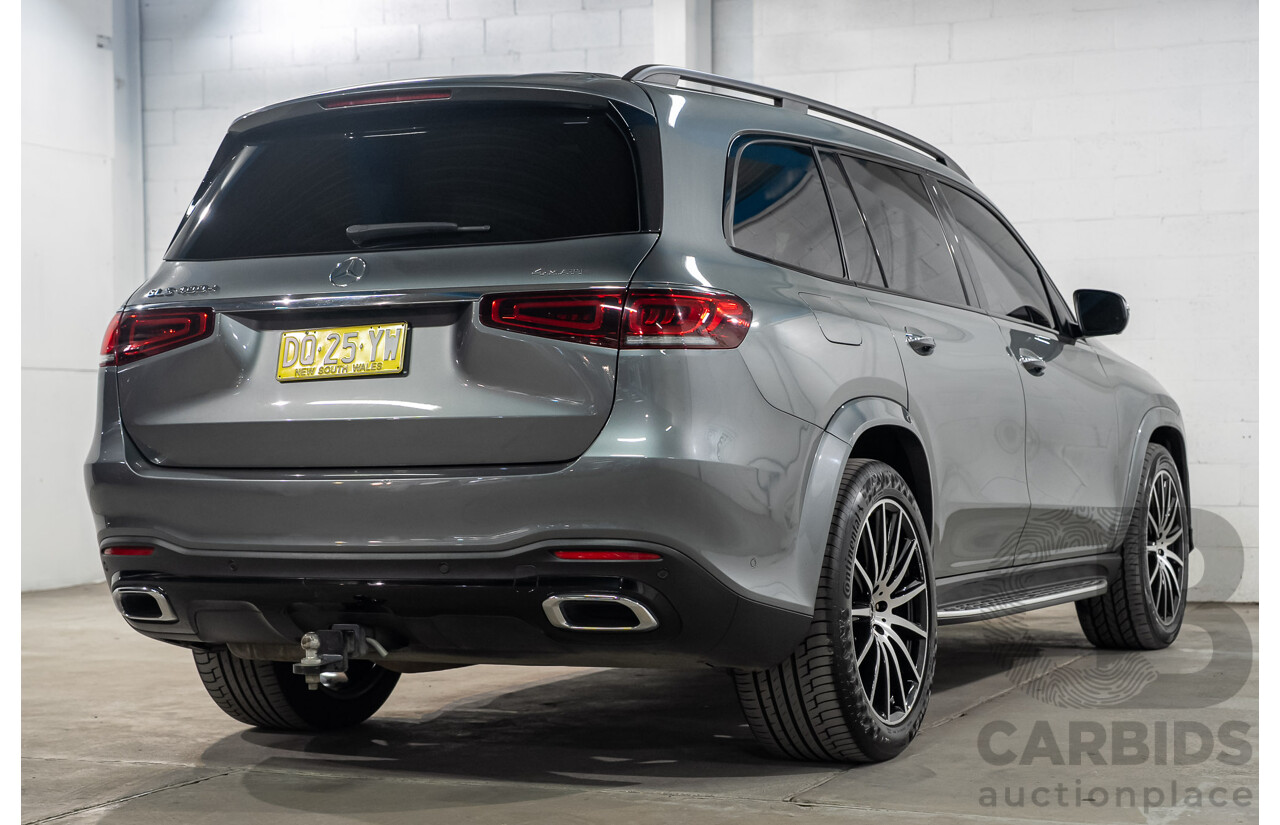 10/2020 Mercedes-Benz GLS 400d 4MATIC AWD X167 MY20.5 4d Wagon Selenite Grey Metallic Turbo Diesel 2.9L