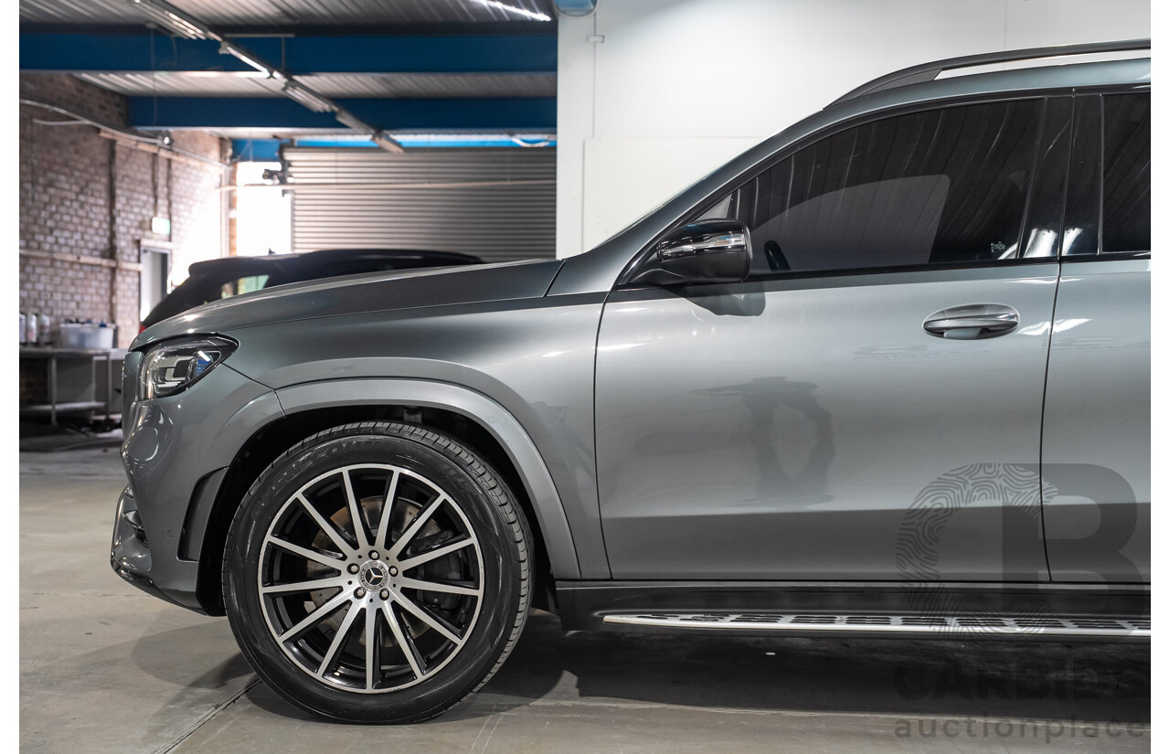 10/2020 Mercedes-Benz GLS 400d 4MATIC AWD X167 MY20.5 4d Wagon Selenite Grey Metallic Turbo Diesel 2.9L