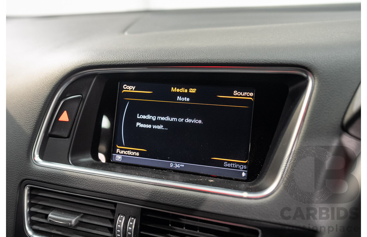 5/2016 Audi Q5 2.0 TDI Quattro (AWD) 8R MY16 4d Wagon Myth Black Metallic Turbo Diesel 2.0L