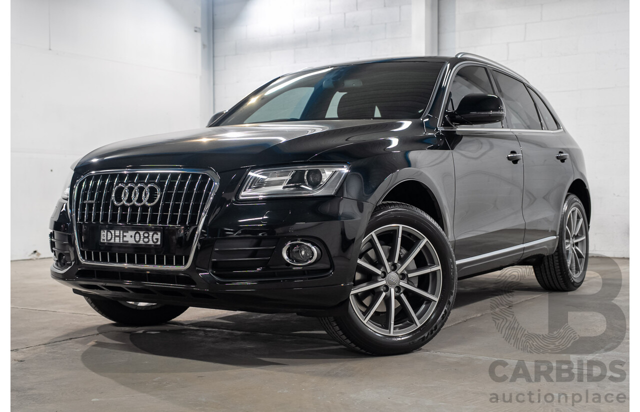 5/2016 Audi Q5 2.0 TDI Quattro (AWD) 8R MY16 4d Wagon Myth Black Metallic Turbo Diesel 2.0L