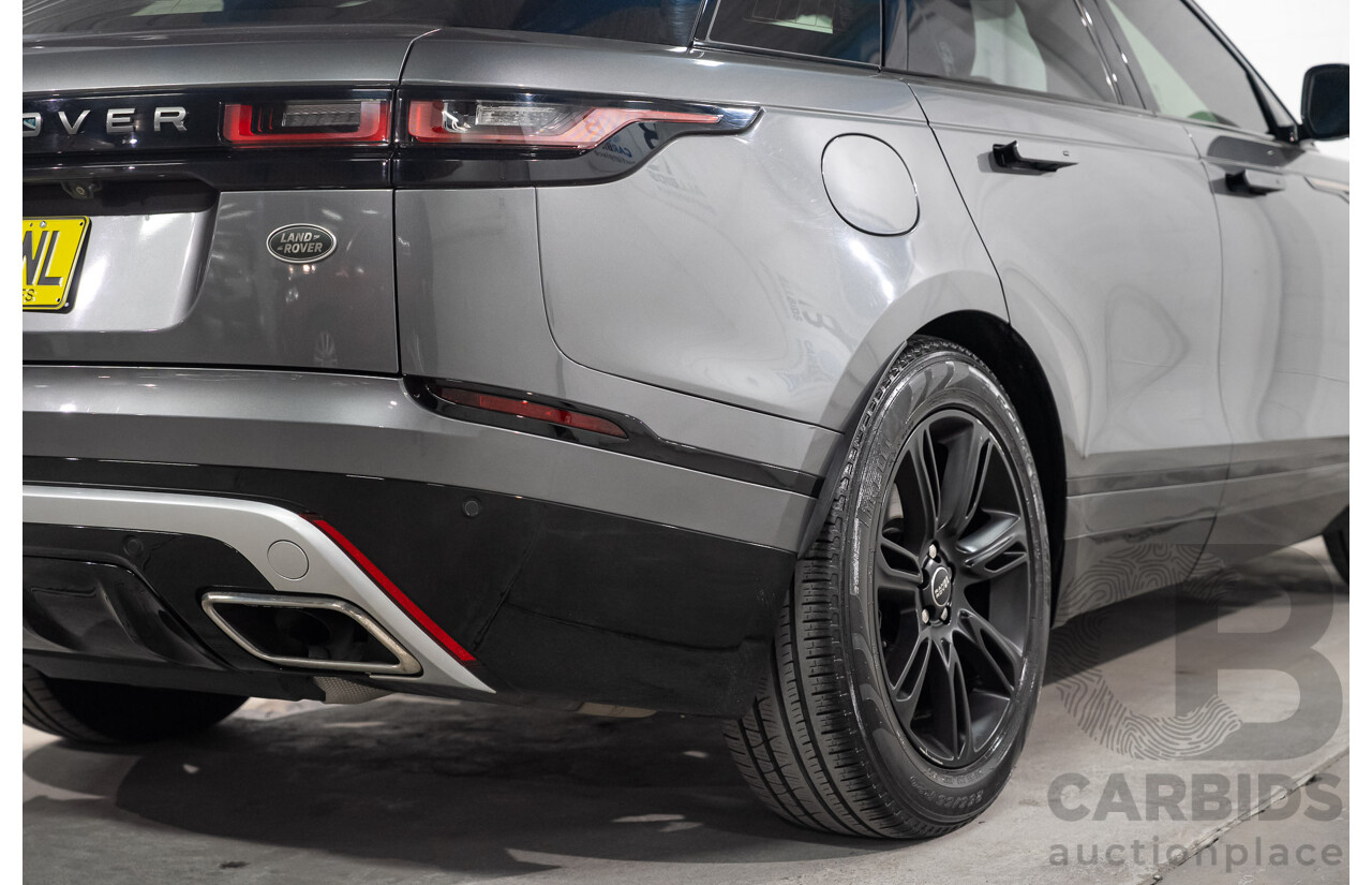 9/2017 Range Rover Velar D300 R-Dynamic S (AWD) MY18 4d Wagon Corris Grey Metallic Twin Turbo Diesel 3.0L
