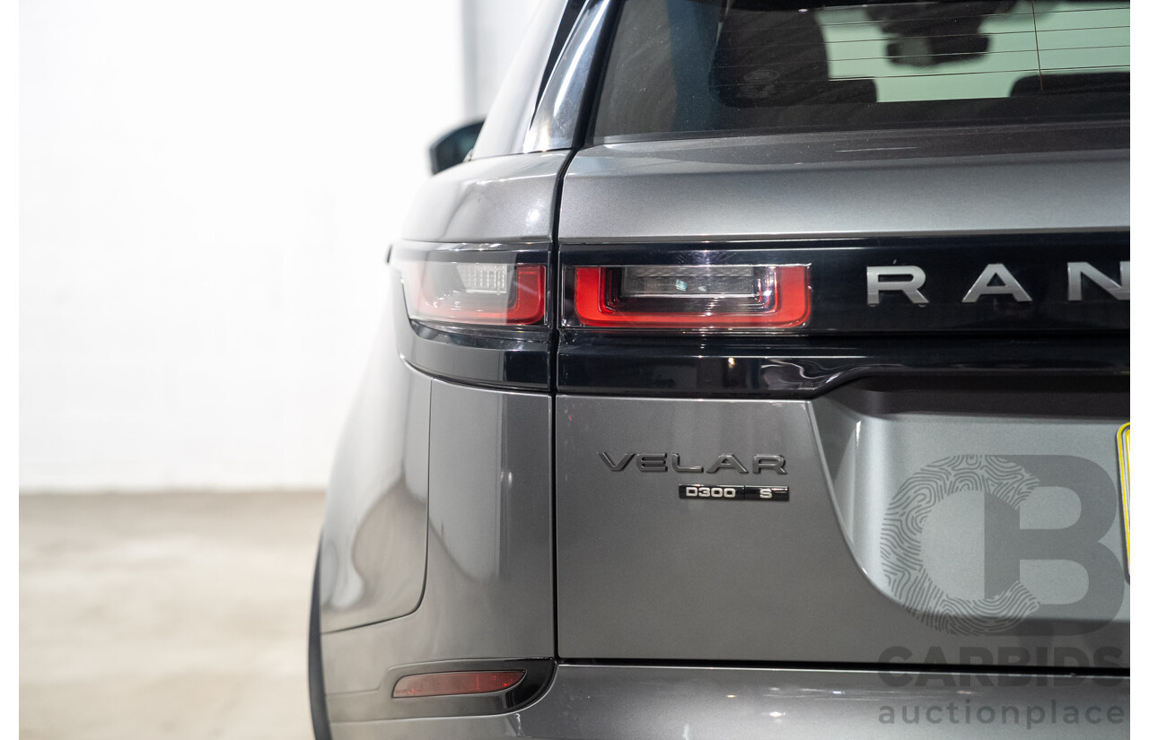9/2017 Range Rover Velar D300 R-Dynamic S (AWD) MY18 4d Wagon Corris Grey Metallic Twin Turbo Diesel 3.0L