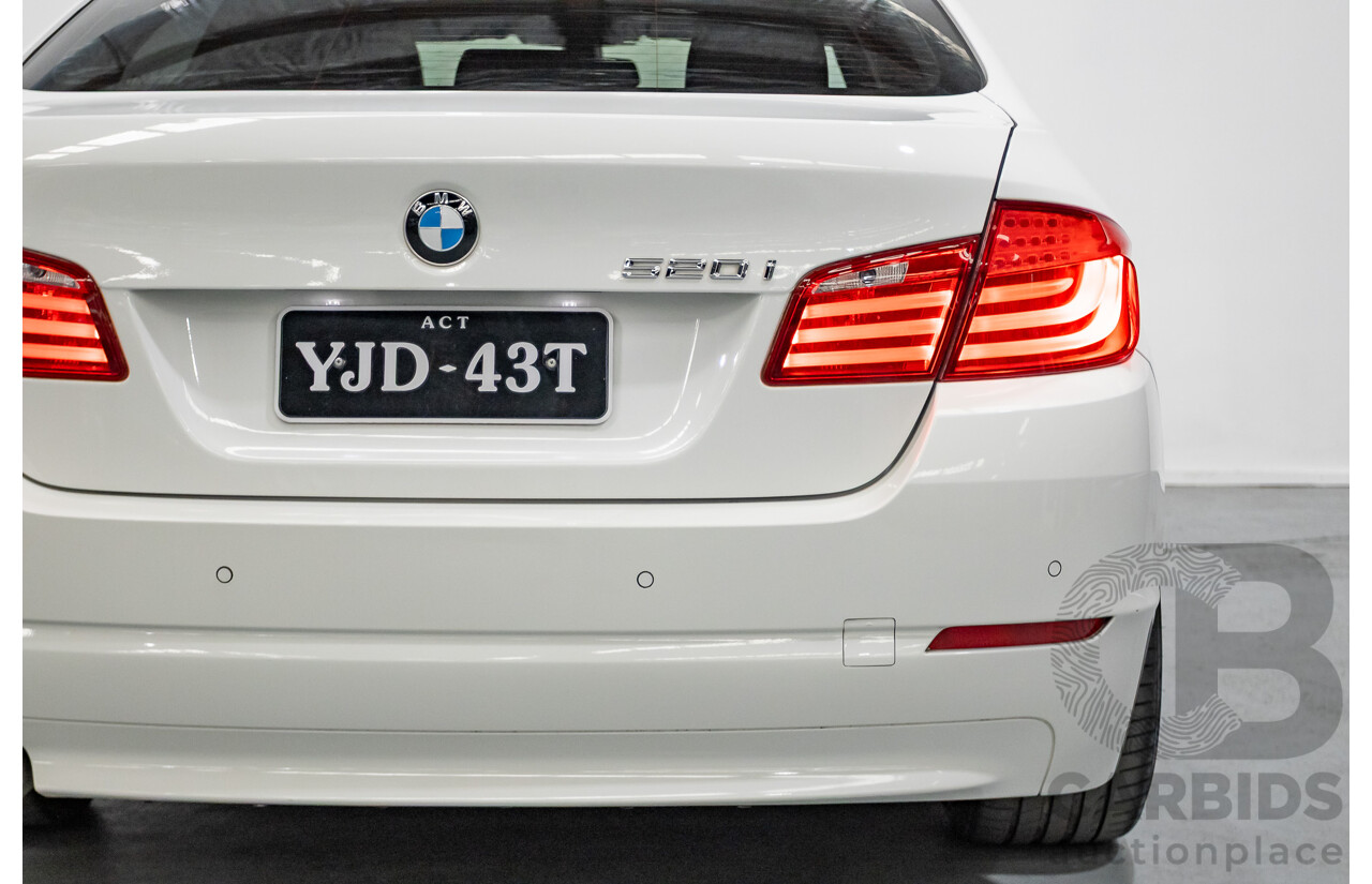 6/2012 BMW 520i F10 MY12 4d Sedan Alpine White Turbo 2.0L