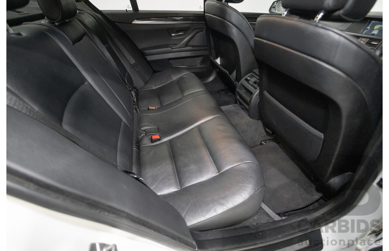 6/2012 BMW 520i F10 MY12 4d Sedan Alpine White Turbo 2.0L