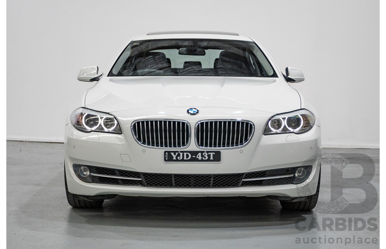6/2012 BMW 520i F10 MY12 4d Sedan Alpine White Turbo 2.0L
