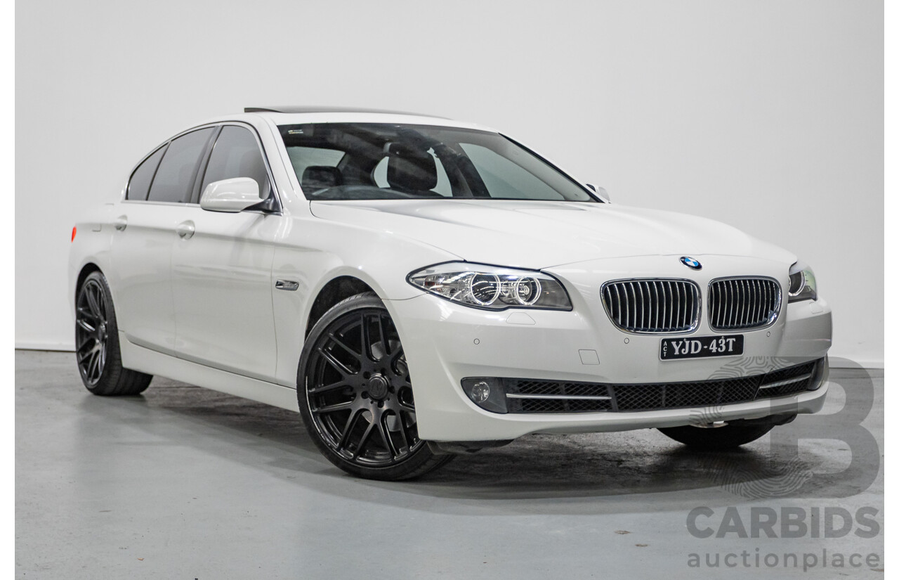 6/2012 BMW 520i F10 MY12 4d Sedan Alpine White Turbo 2.0L