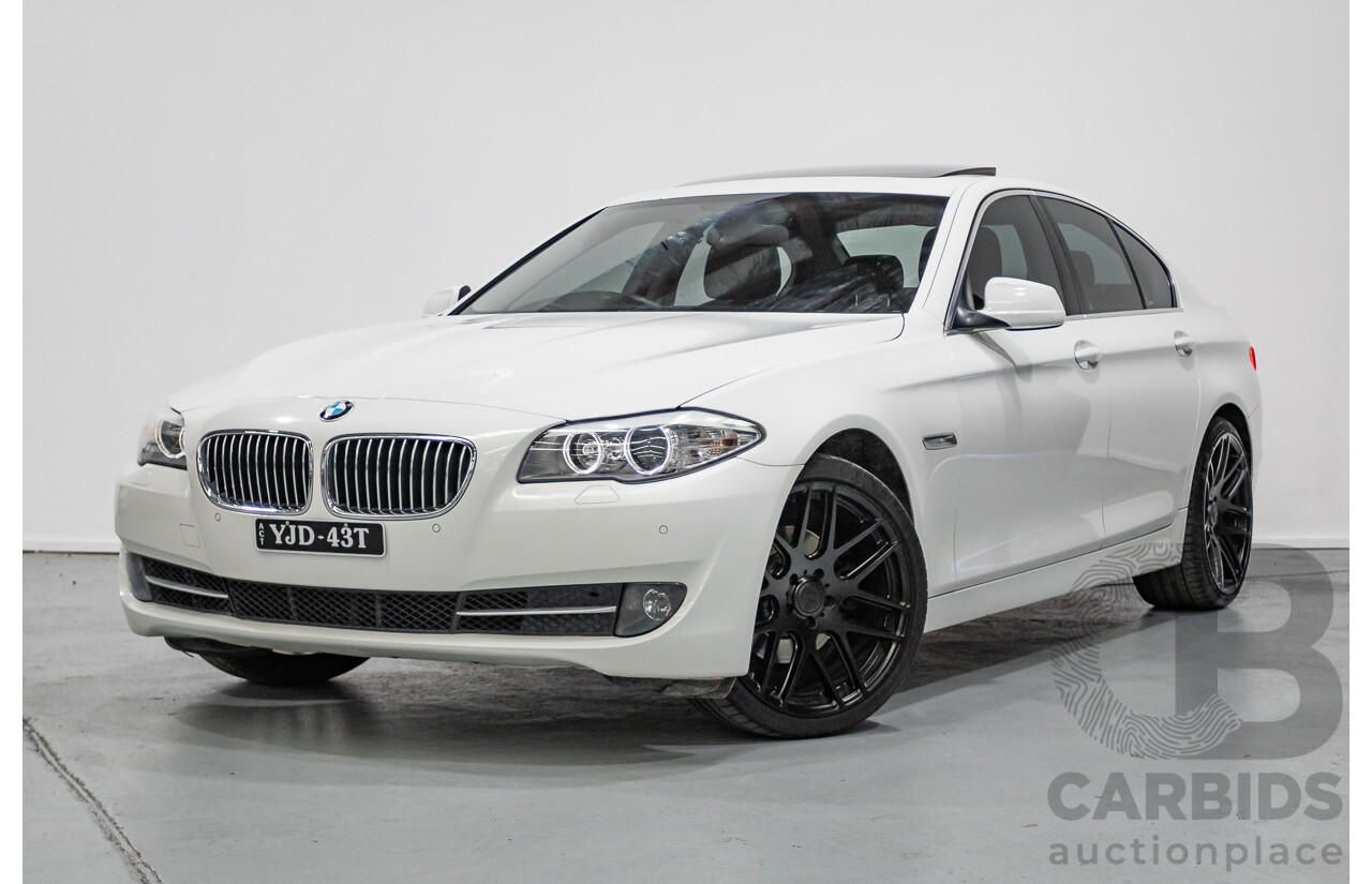 6/2012 BMW 520i F10 MY12 4d Sedan Alpine White Turbo 2.0L
