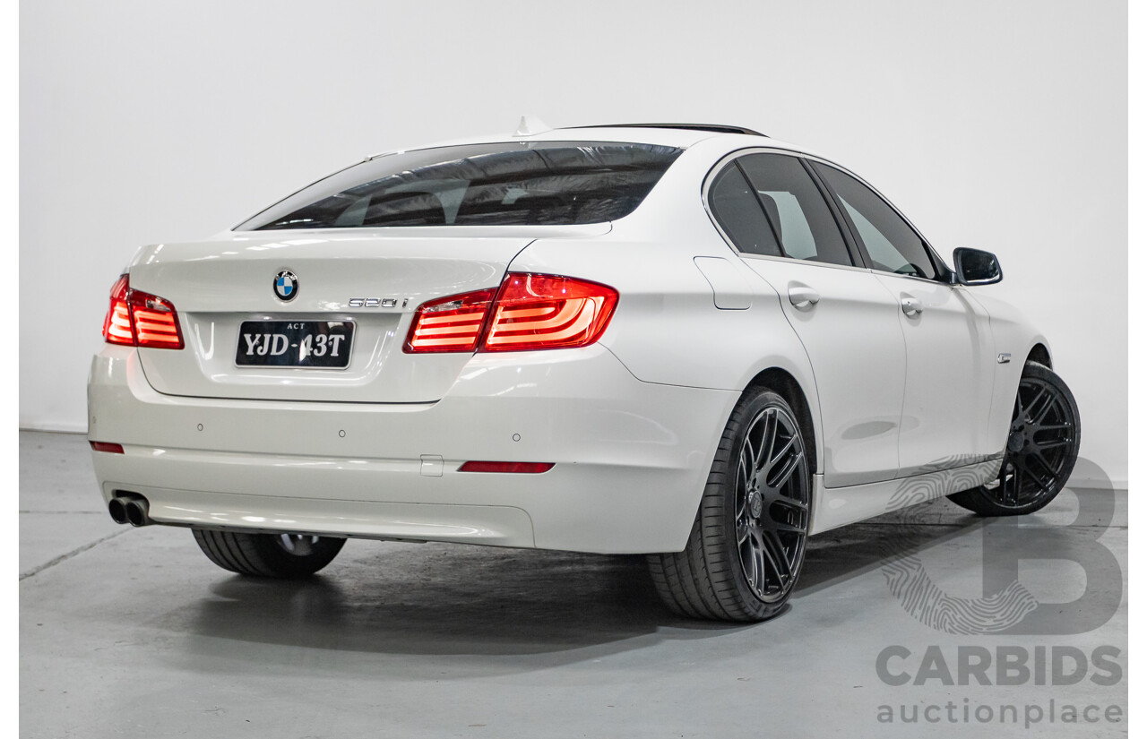 6/2012 BMW 520i F10 MY12 4d Sedan Alpine White Turbo 2.0L