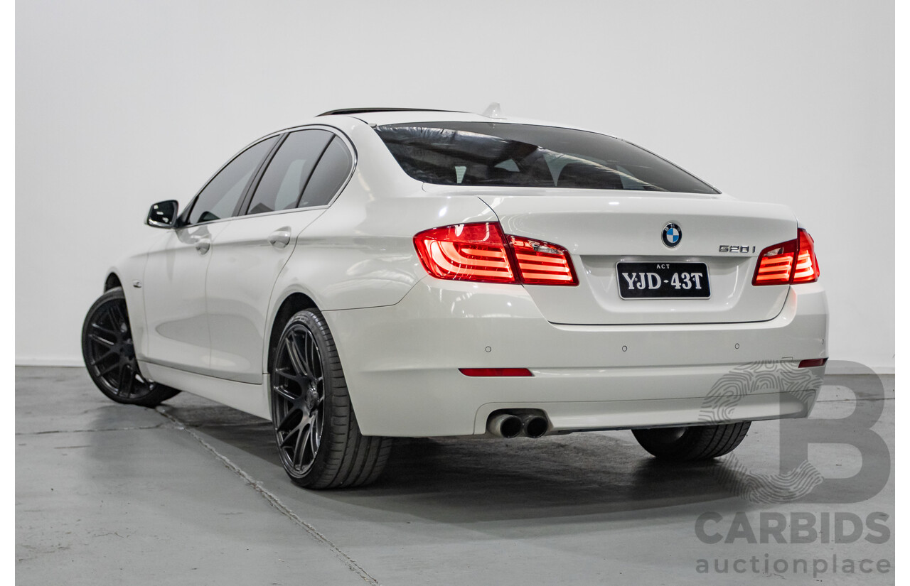 6/2012 BMW 520i F10 MY12 4d Sedan Alpine White Turbo 2.0L