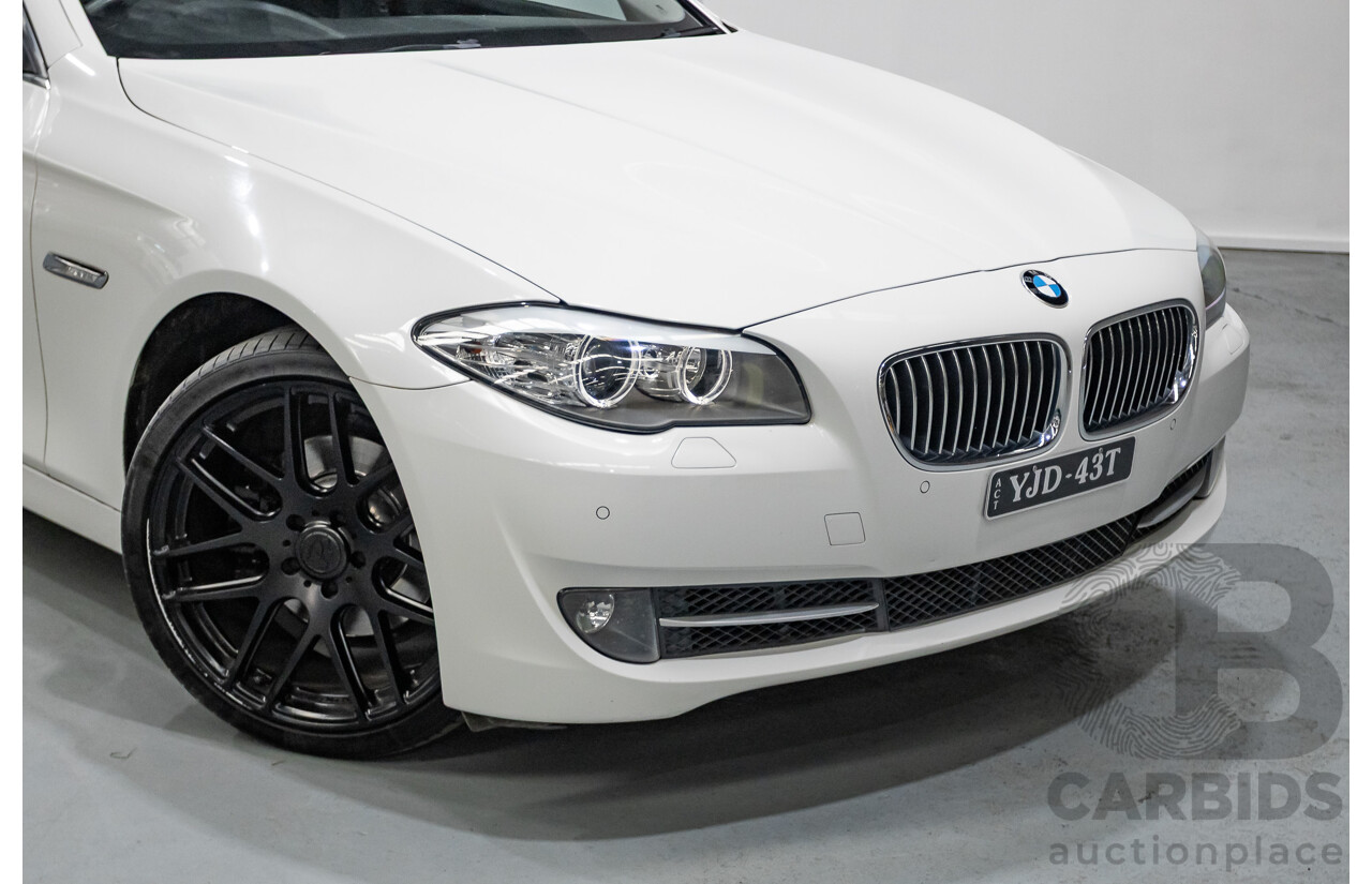 6/2012 BMW 520i F10 MY12 4d Sedan Alpine White Turbo 2.0L