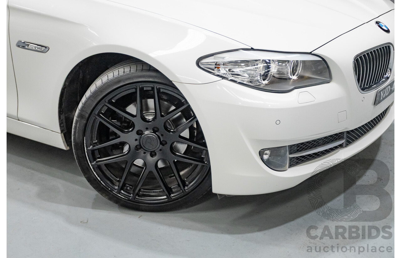 6/2012 BMW 520i F10 MY12 4d Sedan Alpine White Turbo 2.0L