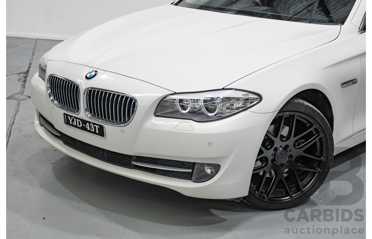 6/2012 BMW 520i F10 MY12 4d Sedan Alpine White Turbo 2.0L