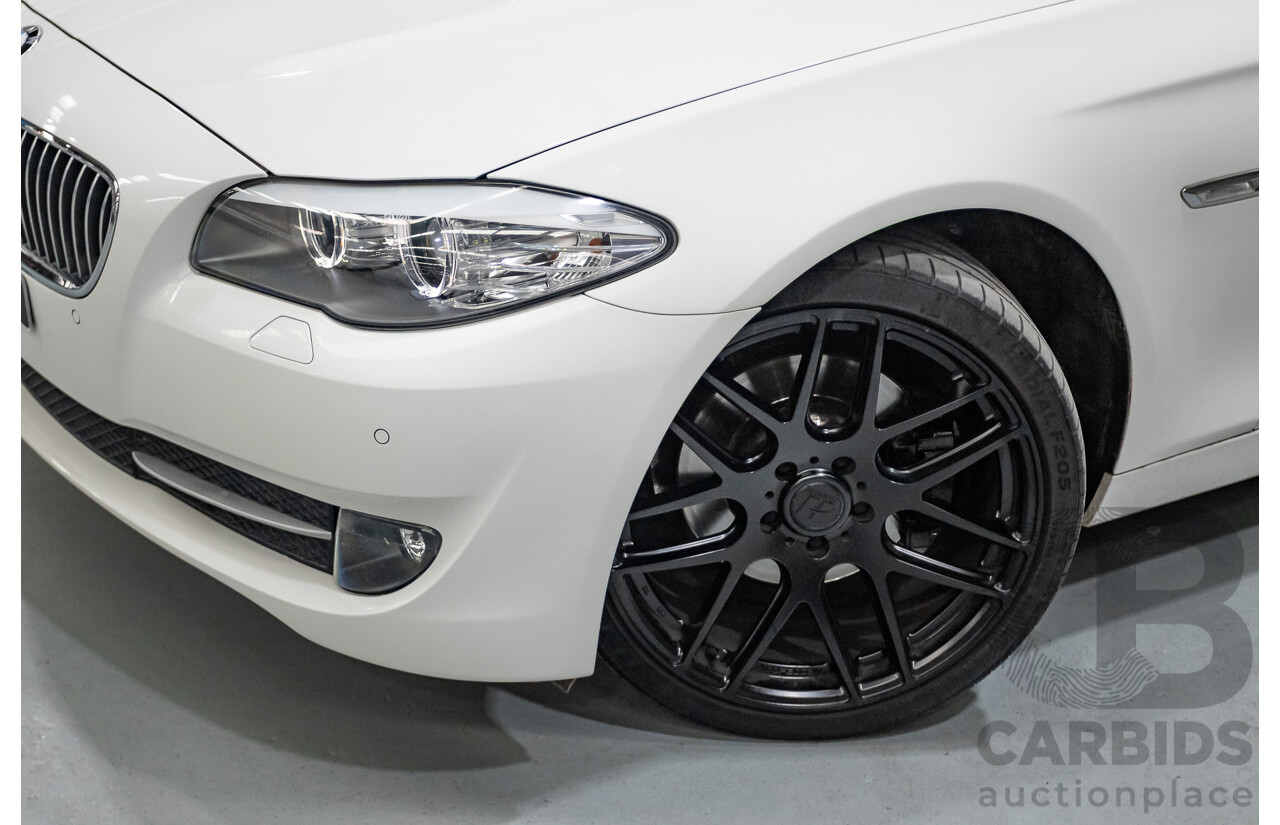 6/2012 BMW 520i F10 MY12 4d Sedan Alpine White Turbo 2.0L