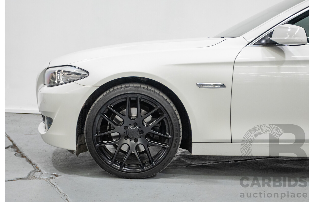6/2012 BMW 520i F10 MY12 4d Sedan Alpine White Turbo 2.0L