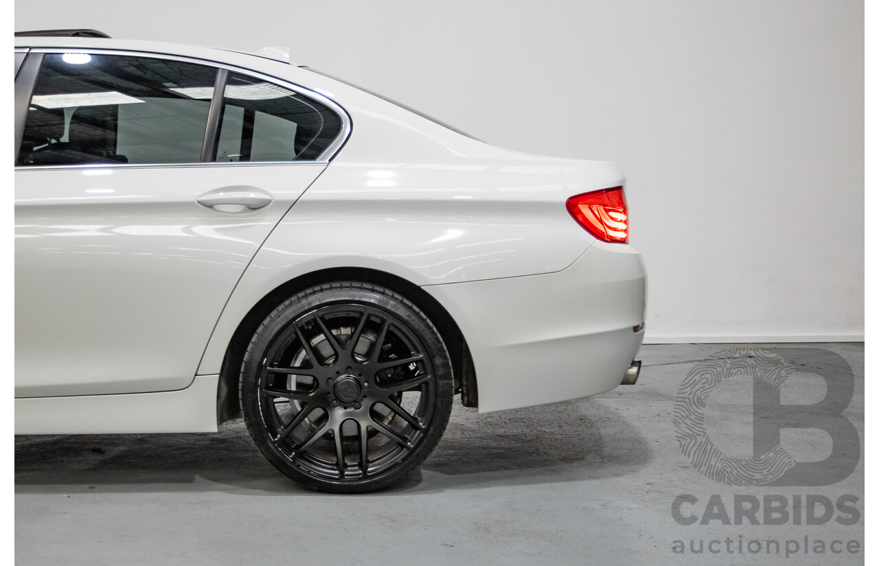 6/2012 BMW 520i F10 MY12 4d Sedan Alpine White Turbo 2.0L