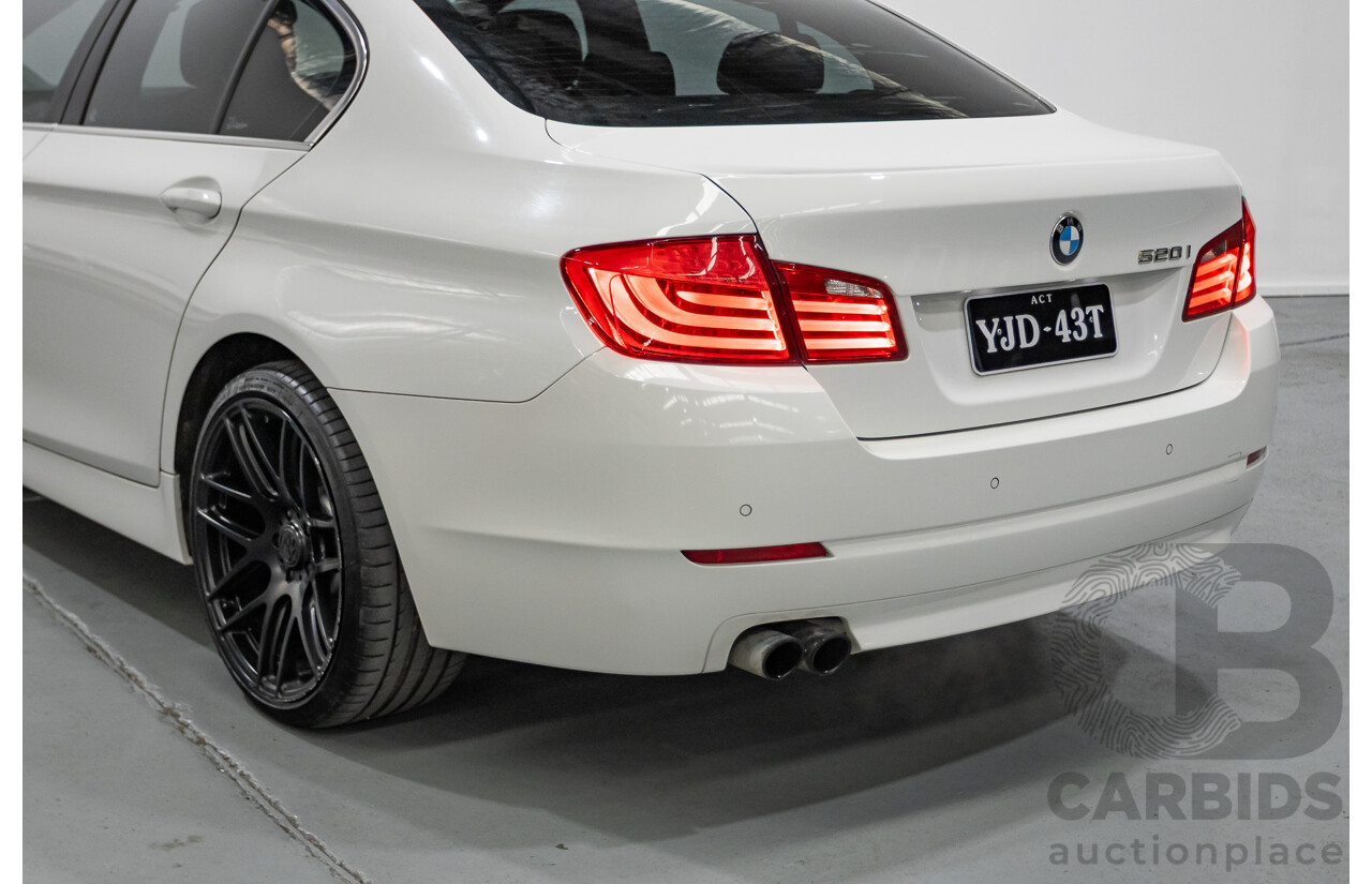 6/2012 BMW 520i F10 MY12 4d Sedan Alpine White Turbo 2.0L