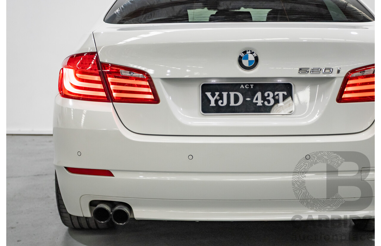 6/2012 BMW 520i F10 MY12 4d Sedan Alpine White Turbo 2.0L