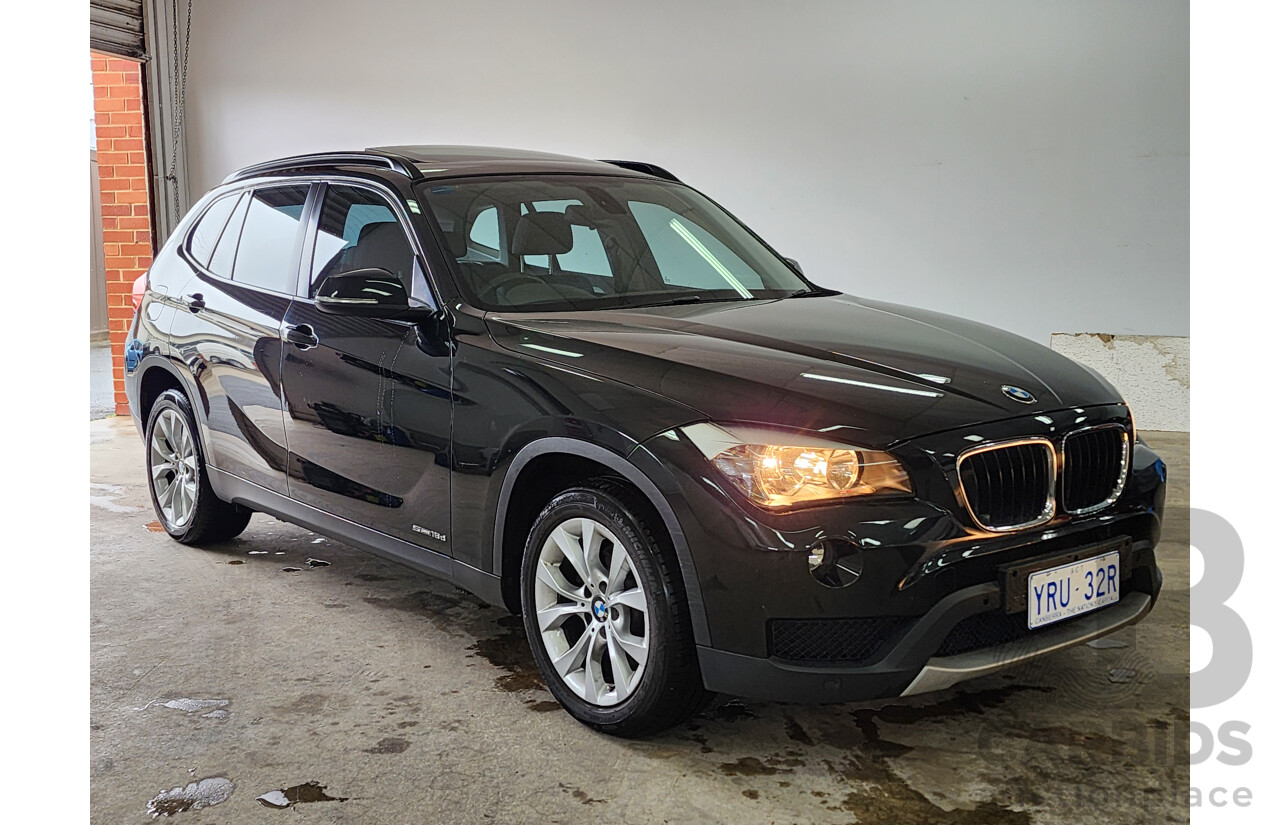 01/2014 Bmw X1 Sdrive 18d E84 MY14 4d Wagon Black 2.0L