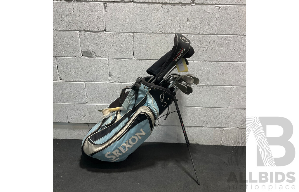 CALLAWAY BIG BERTHA Golf Clubs with Carry Bag & Other