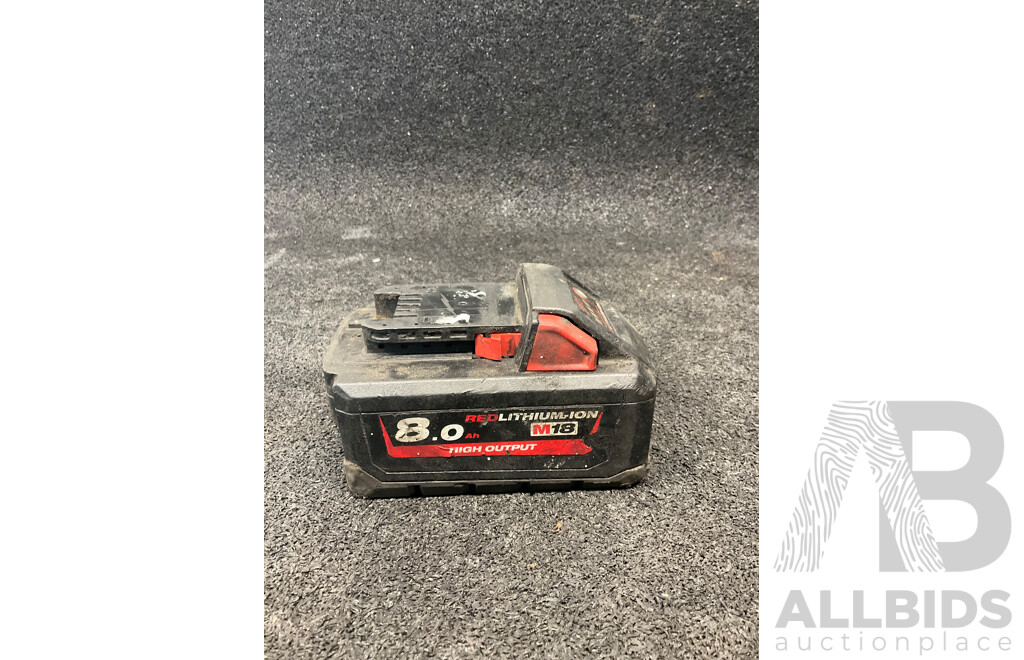 MILWAUKEE M18 8.0ah Battery