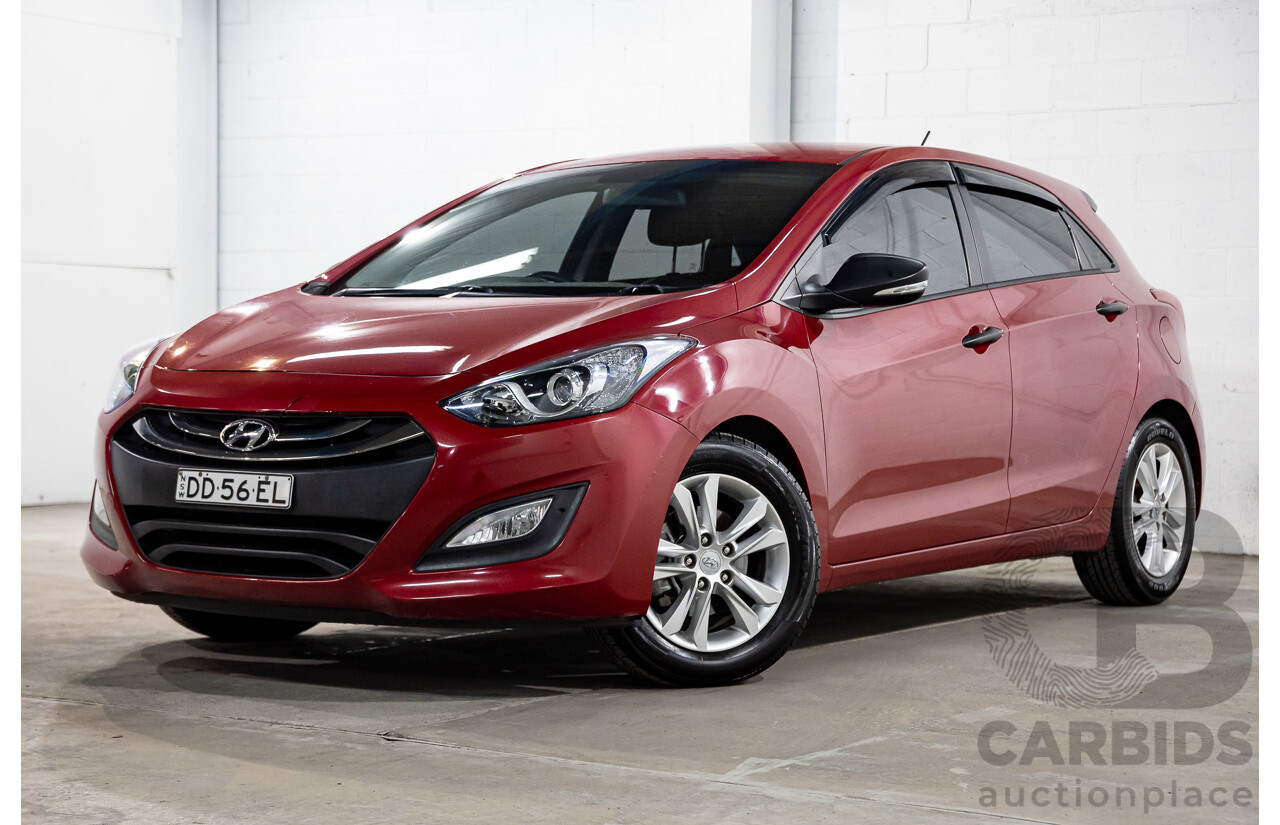 12/2014 Hyundai I30 Trophy GD MY14 5D Hatchback Red 1.8L