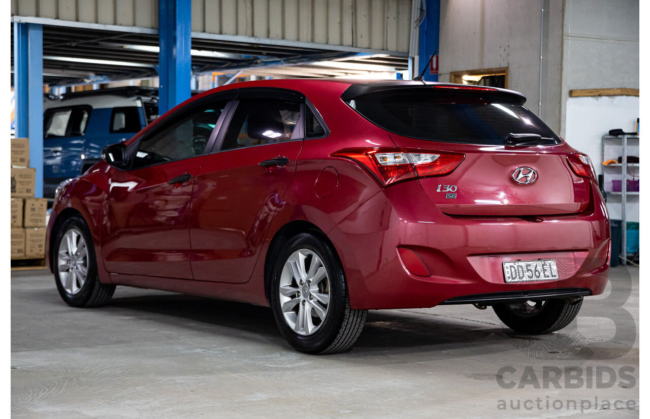 12/2014 Hyundai I30 Trophy GD MY14 5D Hatchback Red 1.8L