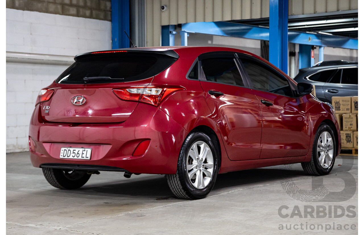 12/2014 Hyundai I30 Trophy GD MY14 5D Hatchback Red 1.8L