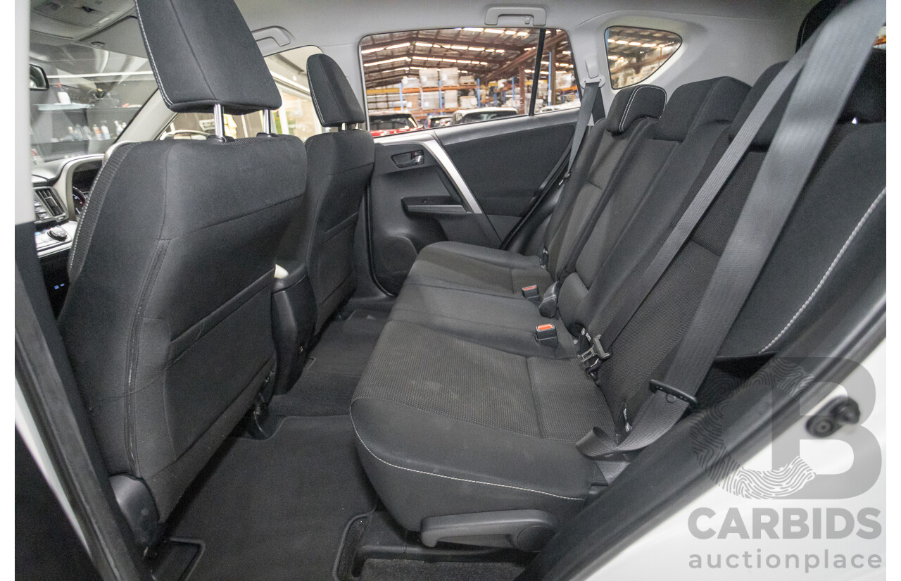 07/2016 Toyota Rav4 GXL ZSA42R MY16 4D Wagon Glacier White