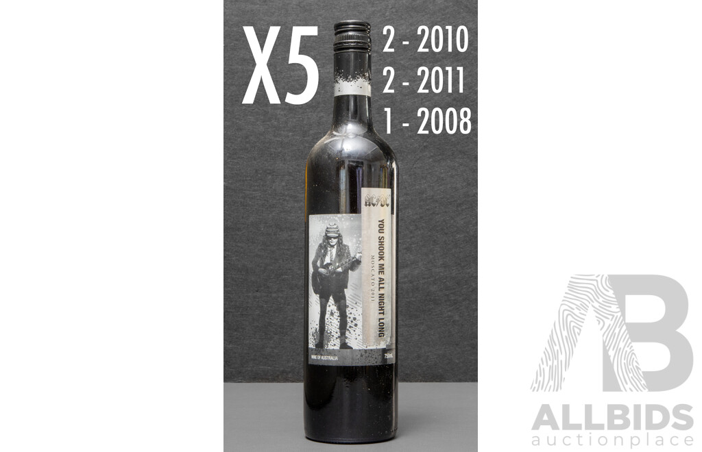 Collection of Five AC/DC Wines (5)