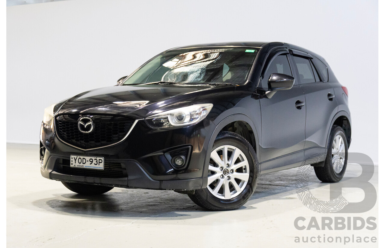 07/2013 Mazda Cx-5 Maxx Sport (4x4) MY13 4D Wagon Black Turbo Diesel 2.2L