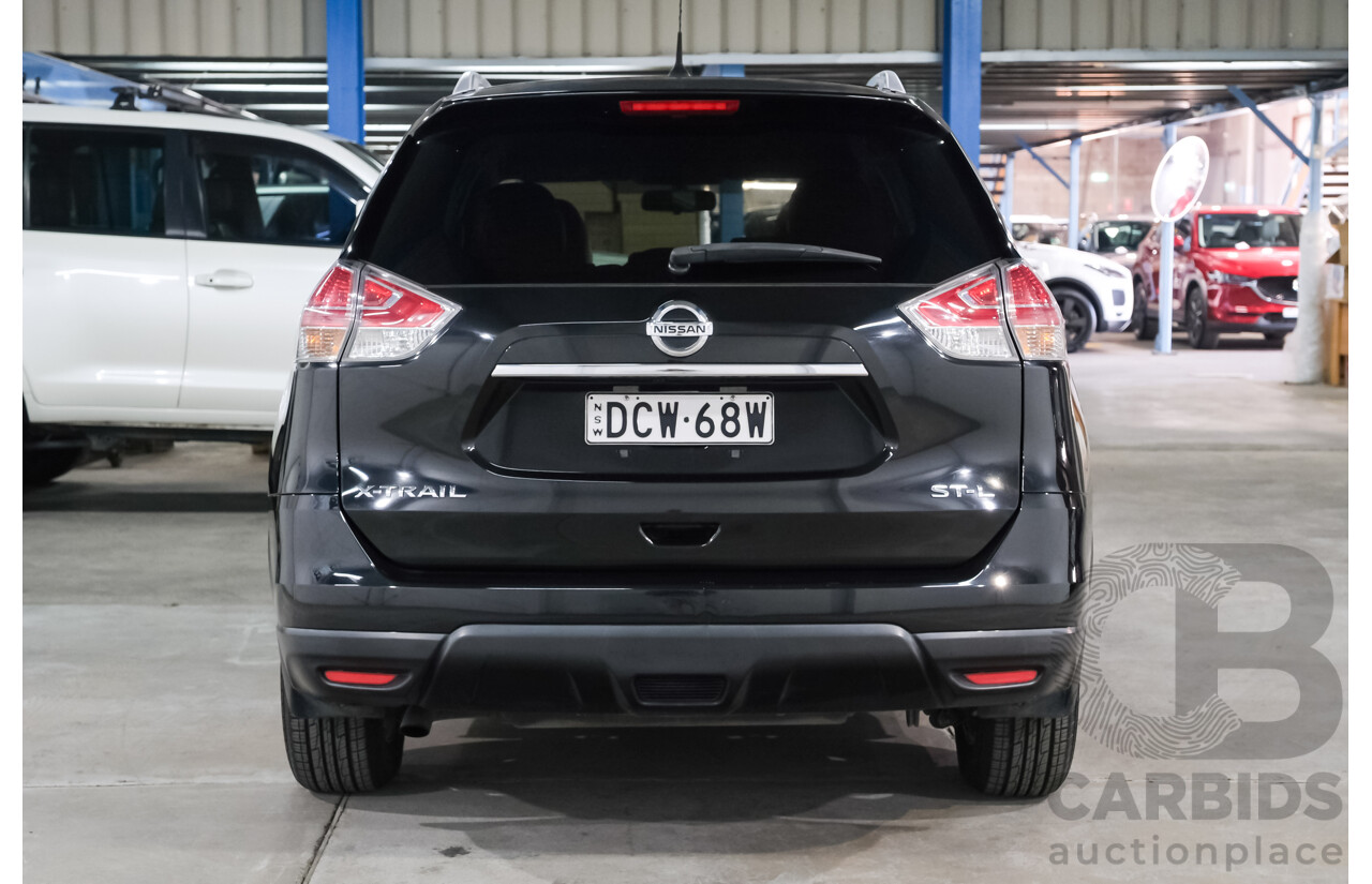 1/2015 Nissan X-Trail ST-L (FWD) T32 4d Wagon Black 2.5L