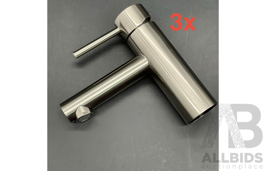 BAD Und KUCHE Basin Mixer (BKM203-BN) - Lot of 3