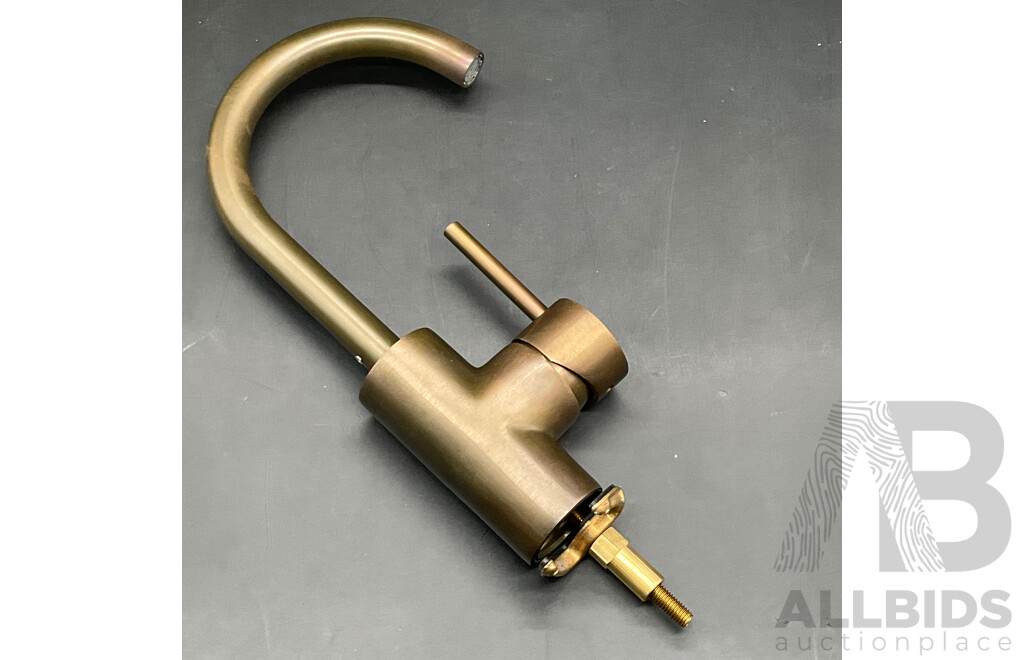 BRODWARE Stik Basin Mixer (Weathered Brass) - Lot of 4
