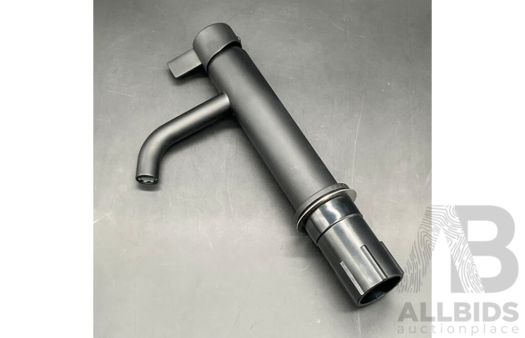 CLARK Round Blade Tower Basin Mixer (Matte Black) - Lot of 2