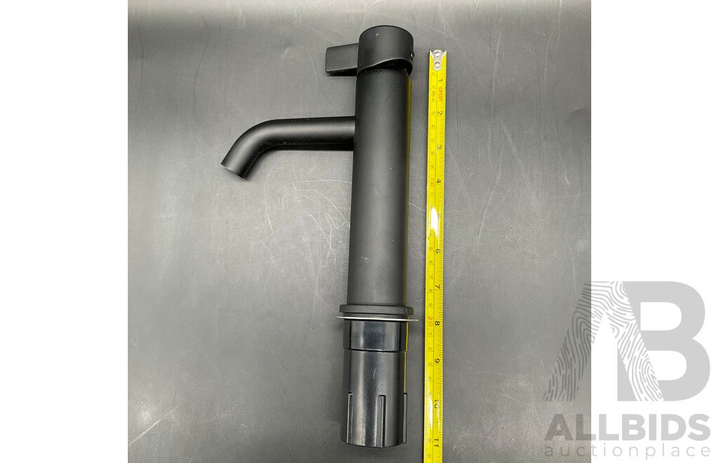 CLARK Round Blade Tower Basin Mixer (Matte Black) - Lot of 2