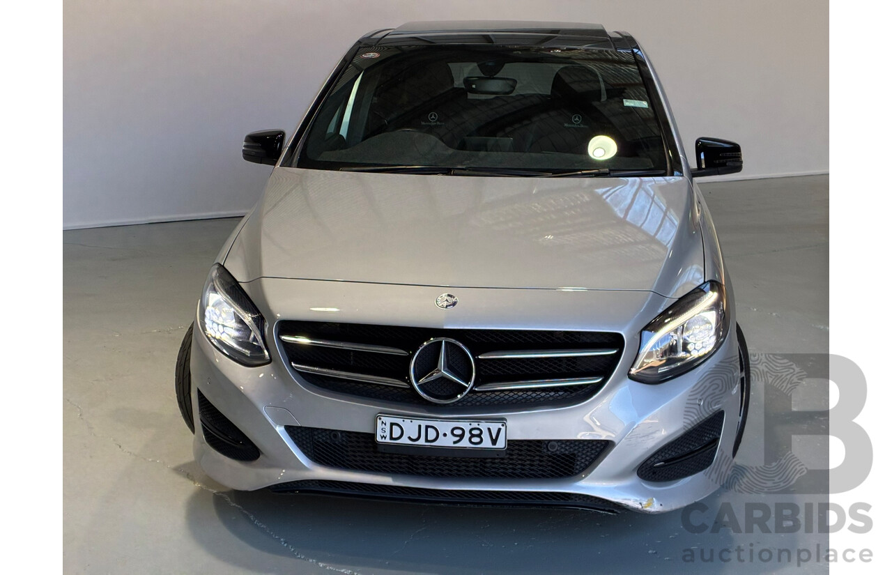 12/2015 Mercedes-Benz B200 246 MY16 5d Hatchback Silver Turbo 1.6L