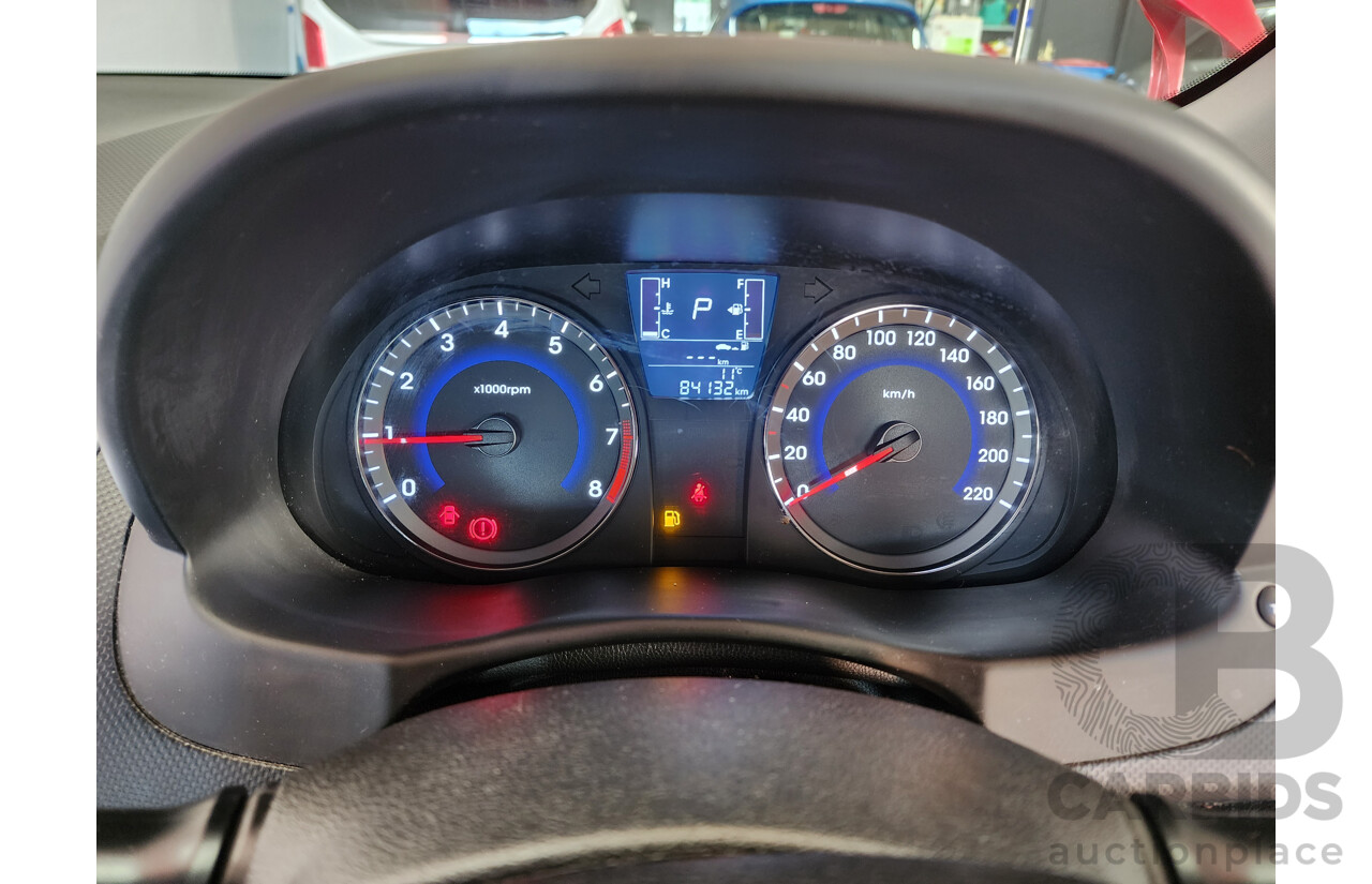 10/2016 Hyundai Accent Active RB4 MY16 5d Hatchback Red 1.4L