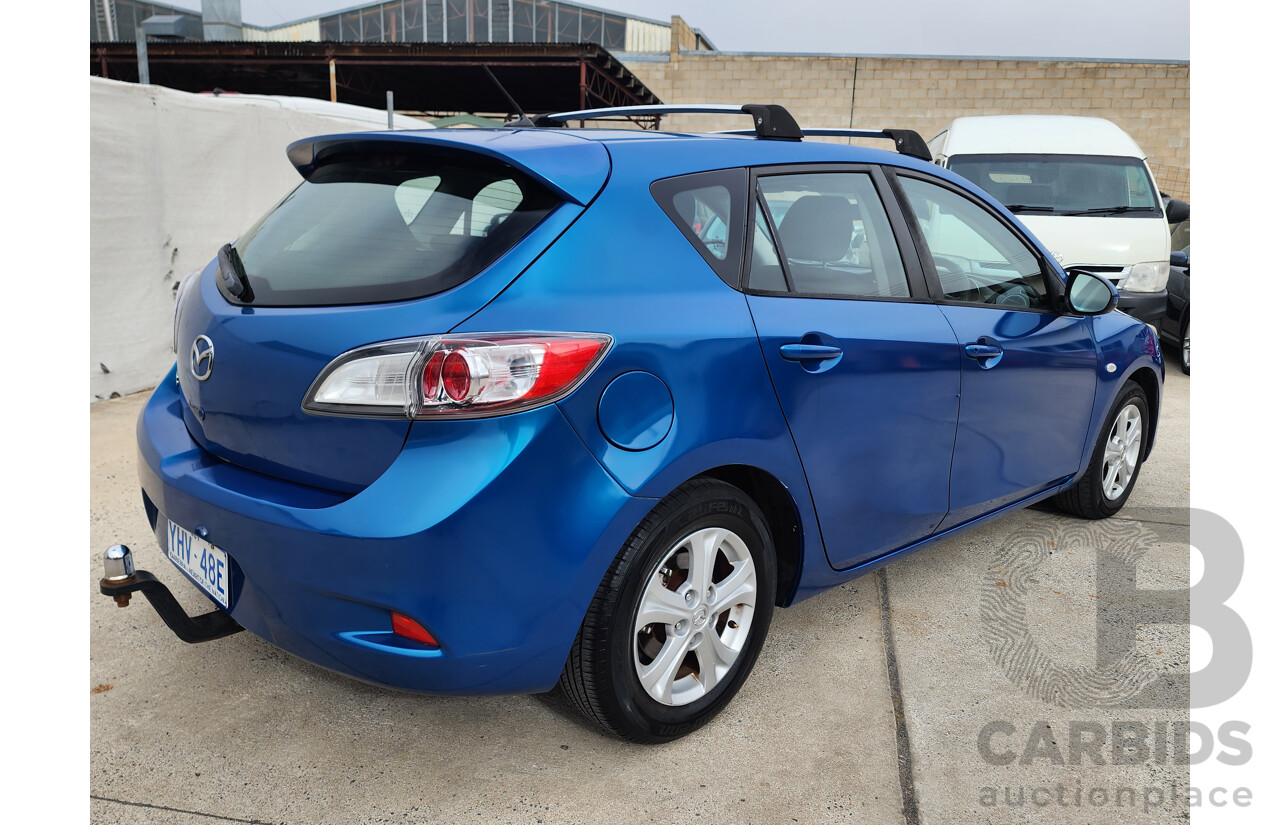 01/2012 Mazda Mazda3 NEO BL 11 UPGRADE 5d Hatchback Blue 2.0L