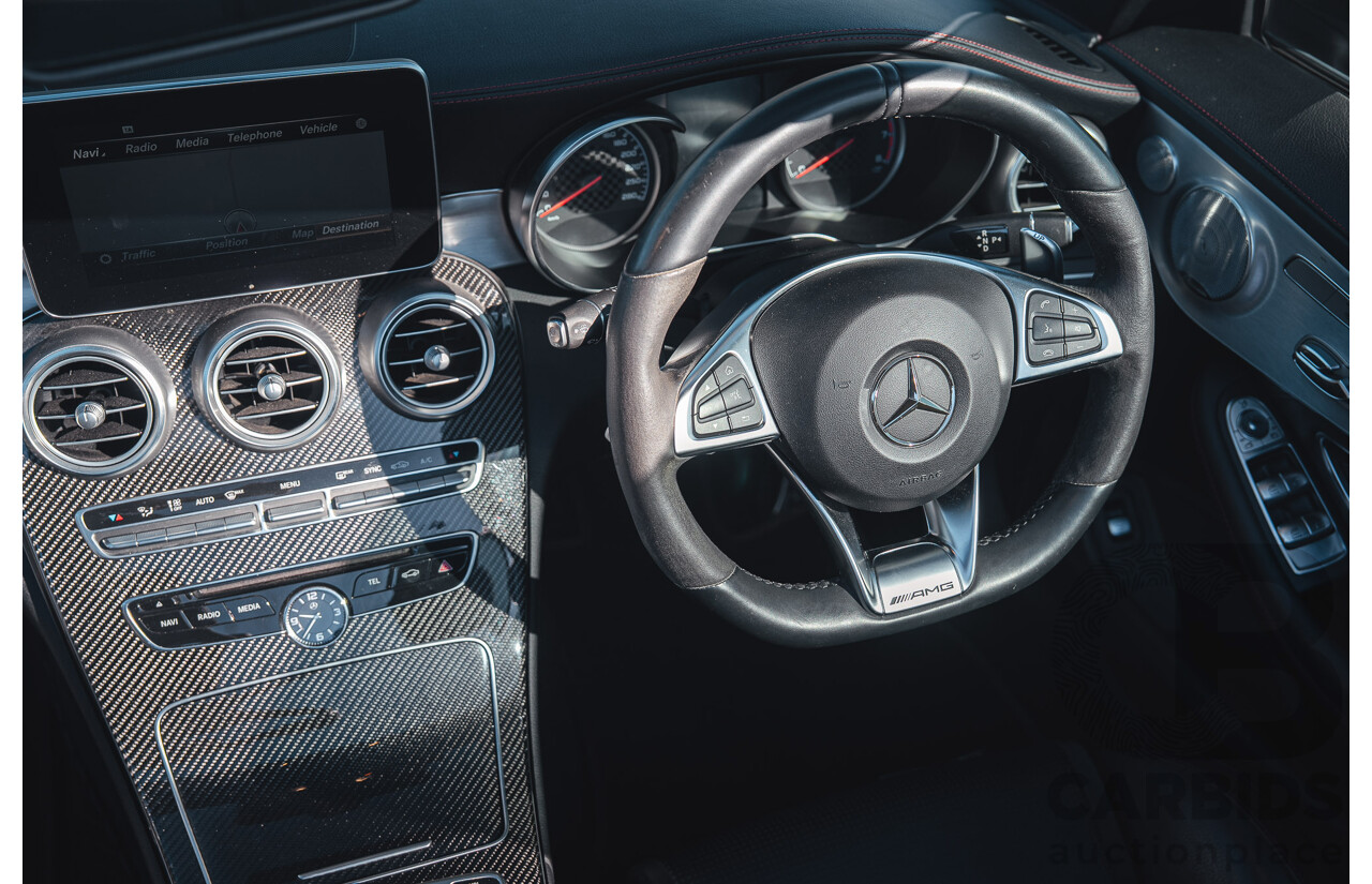 10/2017 Mercedes-Benz AMG C43 (AWD) 205 MY17.5 2D Cabriolet Polar White Twin Turbo V6 3.0L
